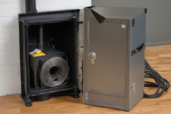 Professional chimney cleaning process